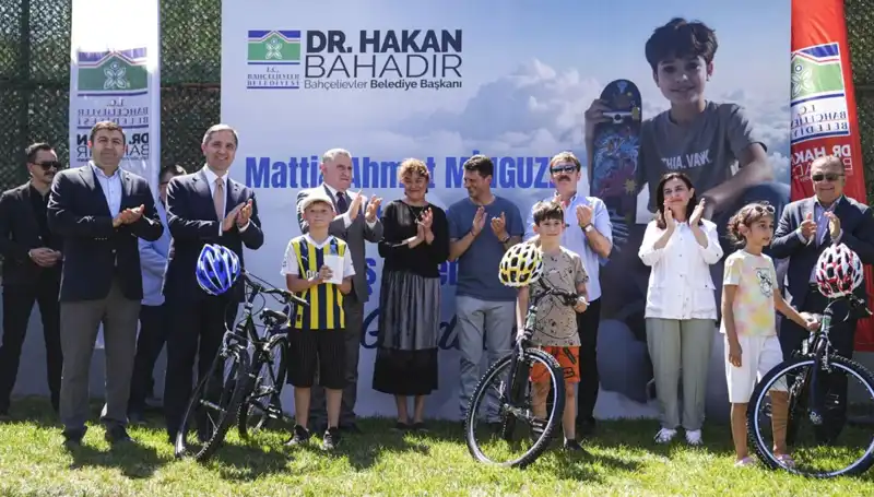 Bahçelievler'de Gençler İçin Yepyeni Bir Alan: Mattia Ahmet Minguzzi Skate Parkı Açıldı