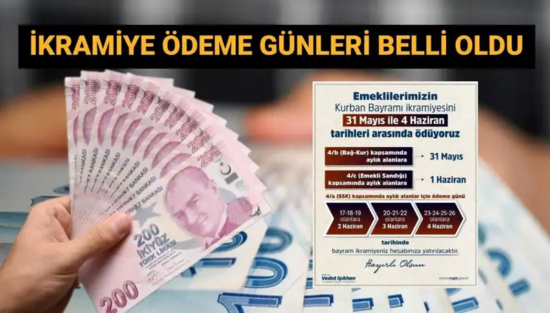 Emekli Bayram İkramiyeleri Ne Zaman Yatacak? Tarihler Açıklandı!