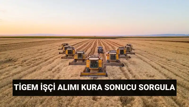 TİGEM Kura Sonuçları Açıklandı: 306 Yeni İşçi Alımı Mülakat Tarihleri Belli Oldu!