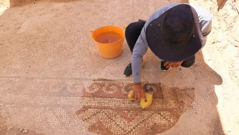 Mardin’de Tarihin Derinliklerinden Gelen Mistik Bir Buluntu: 1500 Yıllık Mozaik