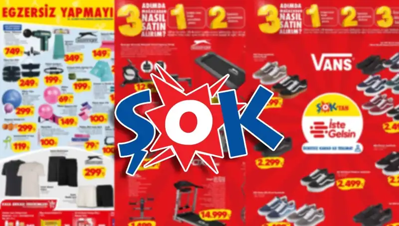 ŞOK Aktüel Katalogu 3-6 Mayıs: Spor Ekipmanları ve Daha Fazlası Satışta