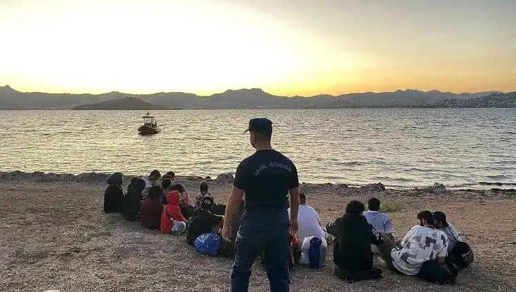 Bodrum'un Sahilinde Şok: 20 Düzensiz Göçmen Yakalandı