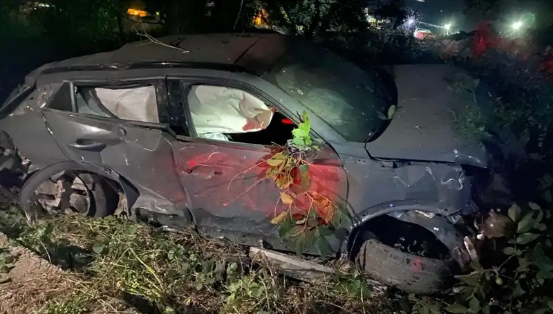 Alkollü Sürücünün Kontrolden Çıkan Aracı Takla Attı, Kaza Dehşeti!