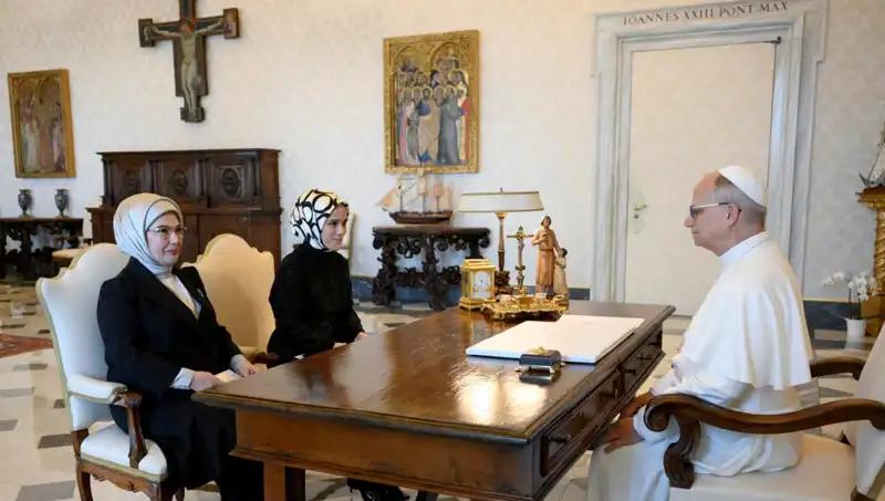 Emine Erdoğan ve Papa Leo: Gazze'nin Geleceği Üzerine Kritik Buluşma