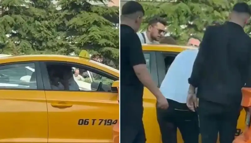 Trafikteki Tartışma Kavgaya Dönüşünce: Taksi Şoförü Pusuda Bekliyordu!