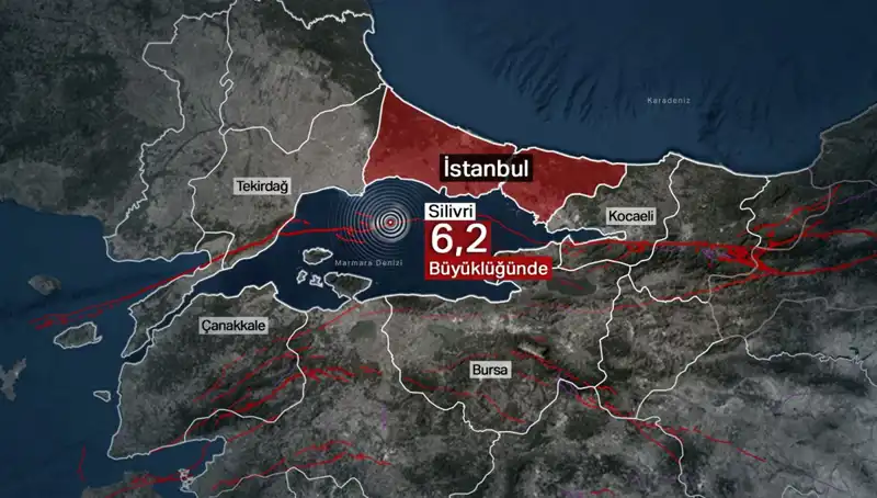 İstanbul'da Şok Edici Deprem! 6,2 Büyüklüğündeki Sarsıntı Nefes Kestı