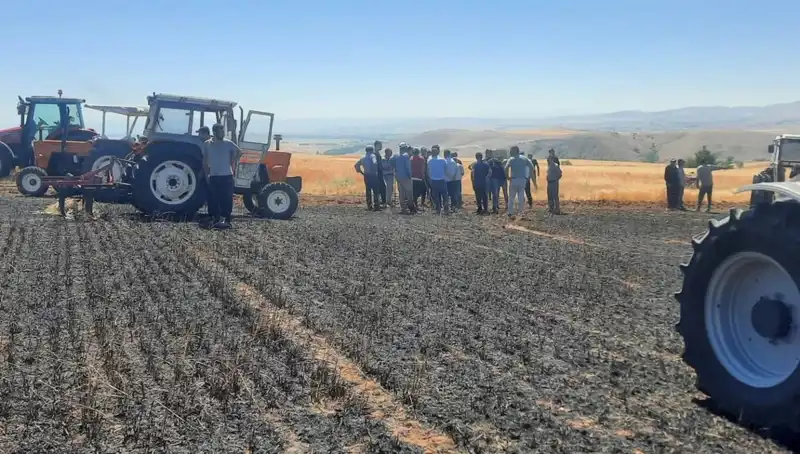 Yozgat’ın Verimli Tarlaları Yangınla Küle Döndü: 100 Dönüm Tarım Arazisi Yok Oldu