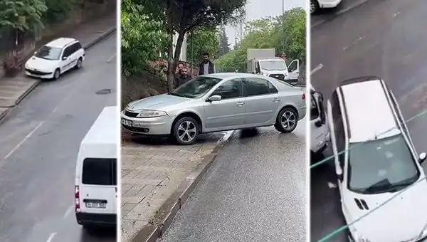 Otobüs Mazot Sızdırdı: Araçlar Kontrolü Kaybetti, Korku Dolan Anlar!