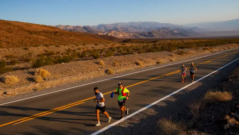 Ölüm Vadisi’nde Dünyanın En Zor Maratonunu Koşarak Rekor Kırdı