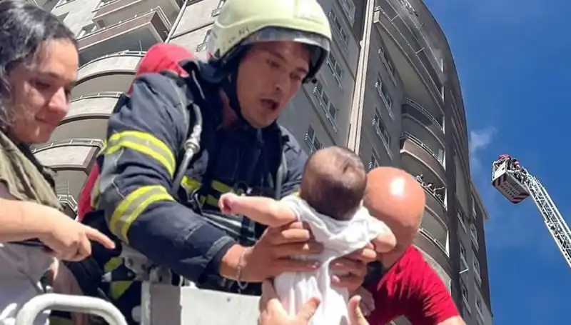 Kayseri'de Yüksek Katlı Bina Yangını: Acil Durum Ekibi Her An Hazır